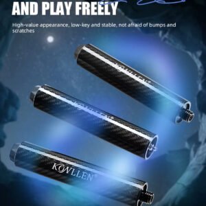 KONLLEN Orginal Pool Cue Extension Carbon Fiber 6" Extension with Bumper for KONLLEN Cues Billiards Accessories